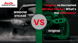 Original vs Recreated Window Sticker: What’s the Difference?