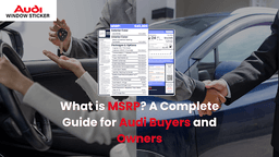 What is MSRP? A Complete Guide for Audi Buyers and Owners